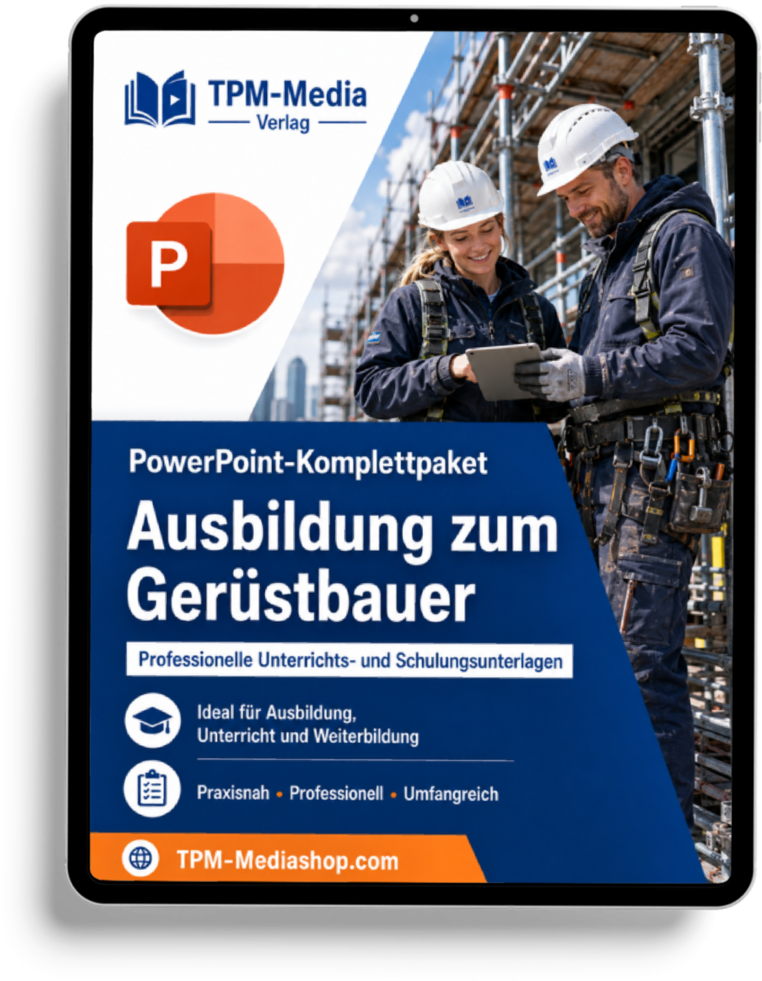 PowerPoint-Komplettpaket - Ausbildung zum Gerüstbauer (m/w/d)