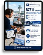 Einzelstundepaket (5 Std.) für BZF II (deutsch) -  Online-Coaching - für www.fluglehrerteam.de