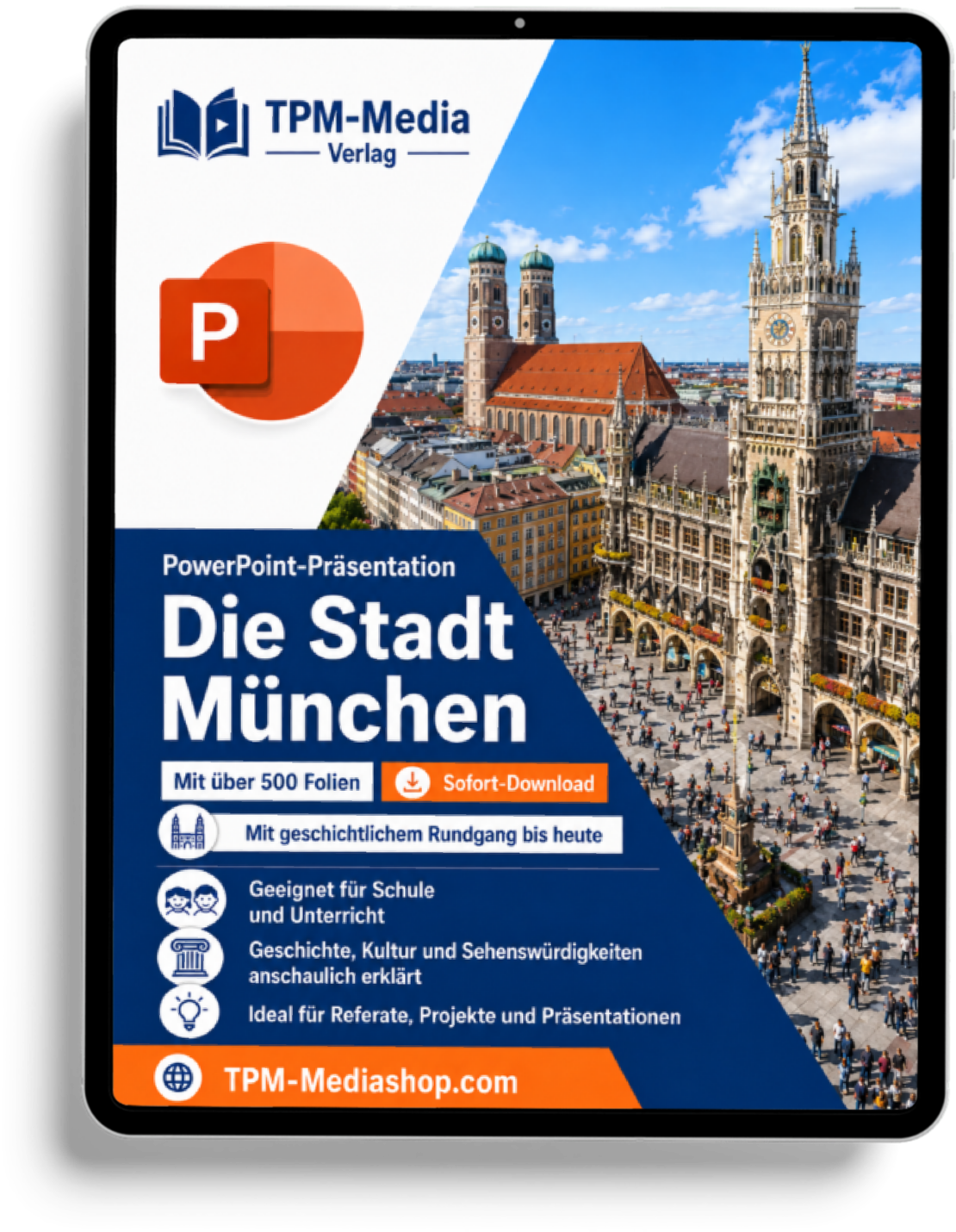 Stadt München  PowerPoint Präsentation für den Schuleinsatz - Download-Version