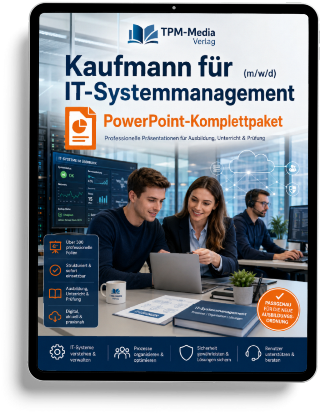 PowerPoint-Komplettpaket für die Ausbildung zum Kaufmann für IT-Systemmanagement (m/w/d)