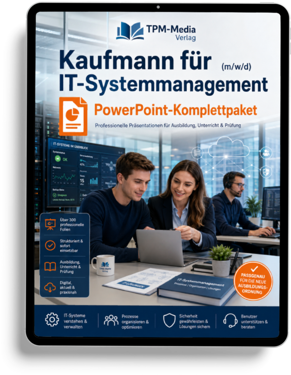 PowerPoint-Komplettpaket für die Ausbildung zum Kaufmann für IT-Systemmanagement (m/w/d)