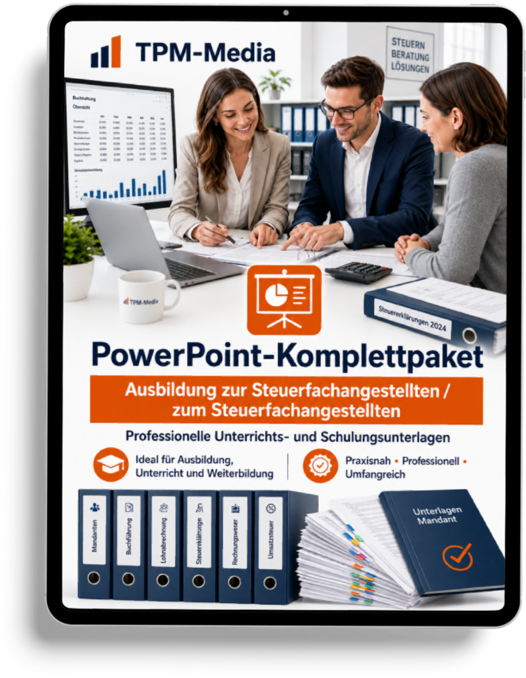 PowerPoint-Komplettpaket für Steuerfachangestellte in der Ausbildung