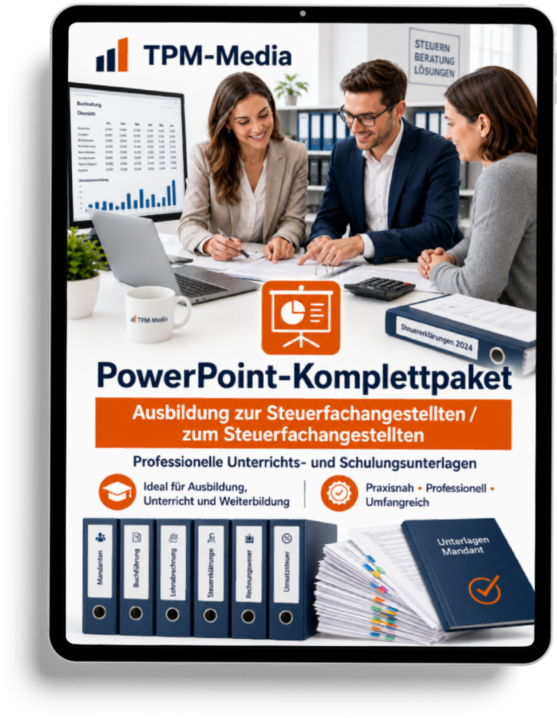 PowerPoint-Komplettpaket für Steuerfachangestellte in der Ausbildung