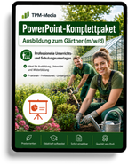 PowerPoint-Komplettpaket - Ausbildung zum Gärtner (m/w/d)