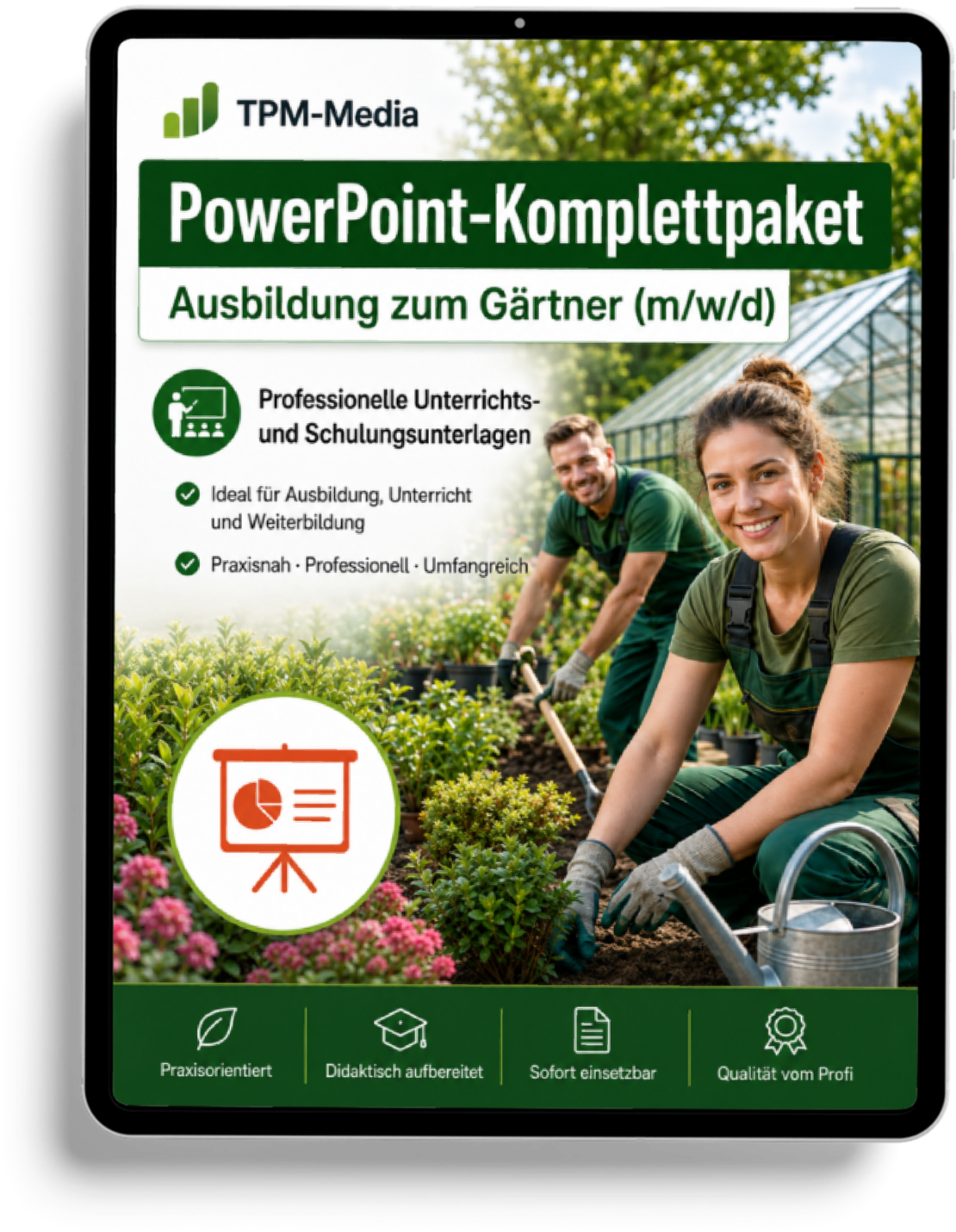 PowerPoint-Komplettpaket - Ausbildung zum Gärtner (m/w/d)