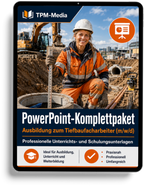 PowerPoint-Präsentationen Tiefbaufacharbeiter - Kompaktes Ausbildungspaket