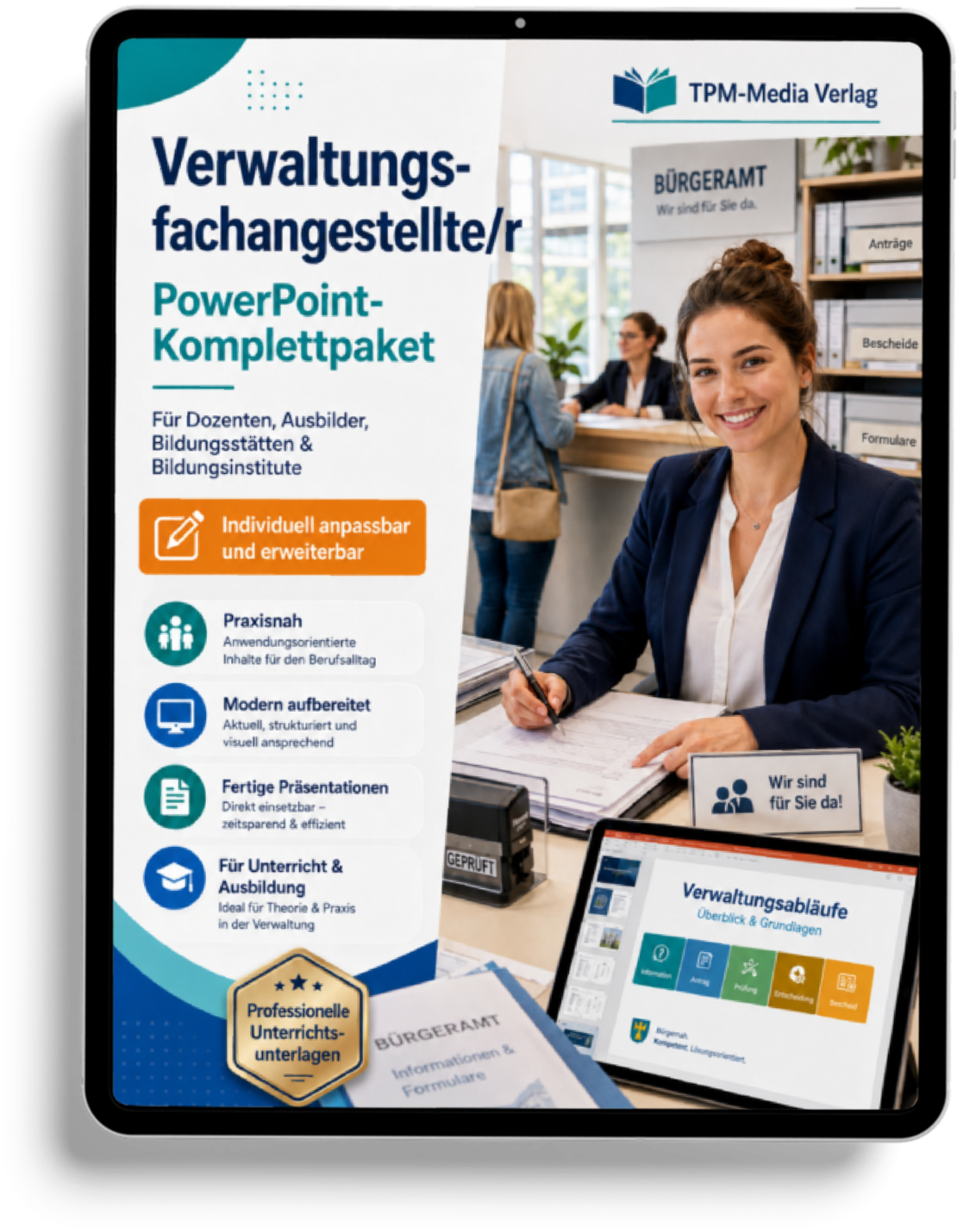PowerPoint-Komplettpaket für die Ausbildung zur Verwaltungsfachangestellte/r