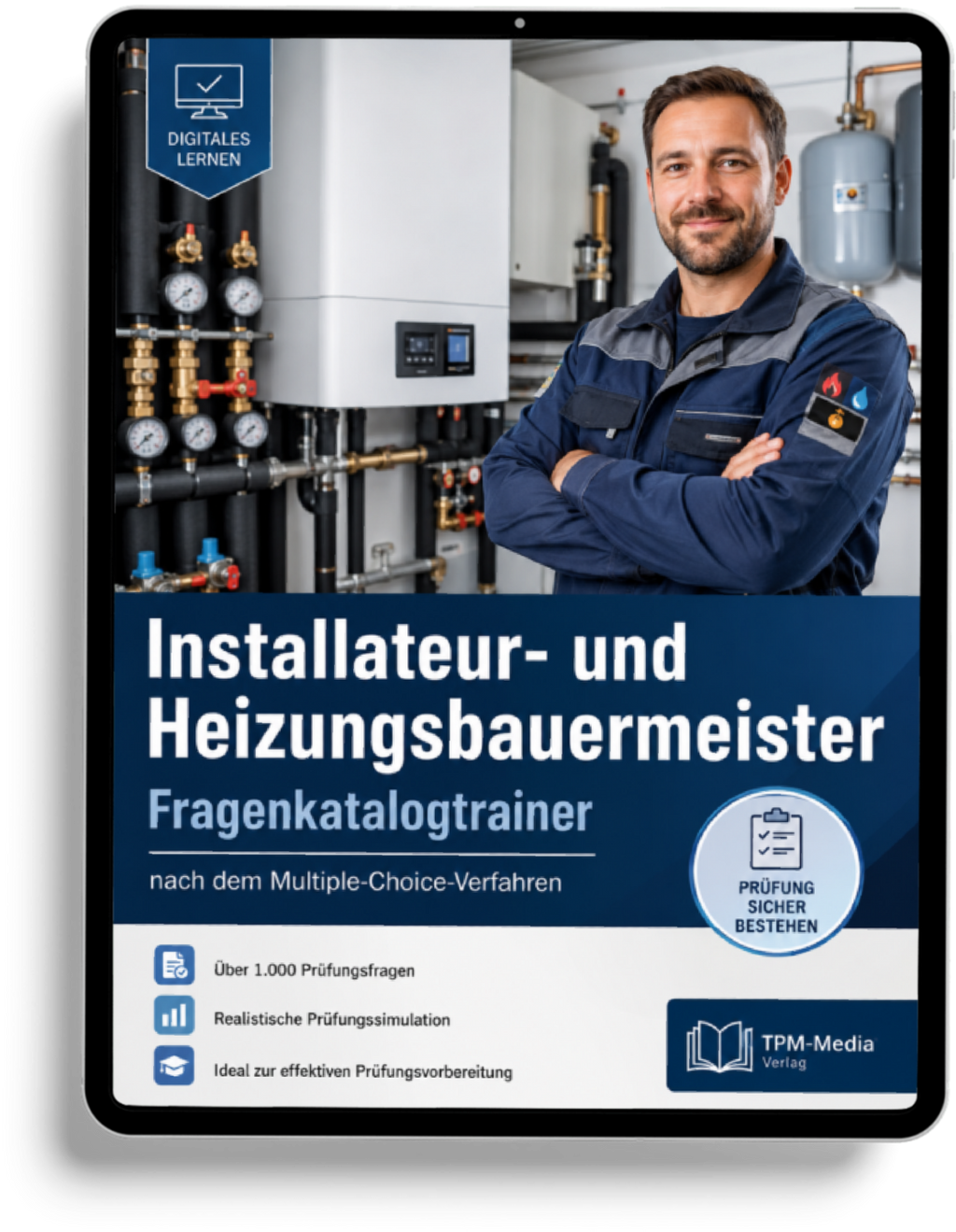 Meisterprüfung Installateur und Heizungsbauer: Fragenkatalog‑Trainer mit 3.150 Multiple‑Choice‑Fragen – Windows‑Download
