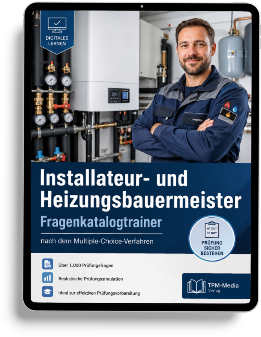 Meisterprüfung Installateur und Heizungsbauer: Fragenkatalog‑Trainer mit 3.150 Multiple‑Choice‑Fragen – Windows‑Download