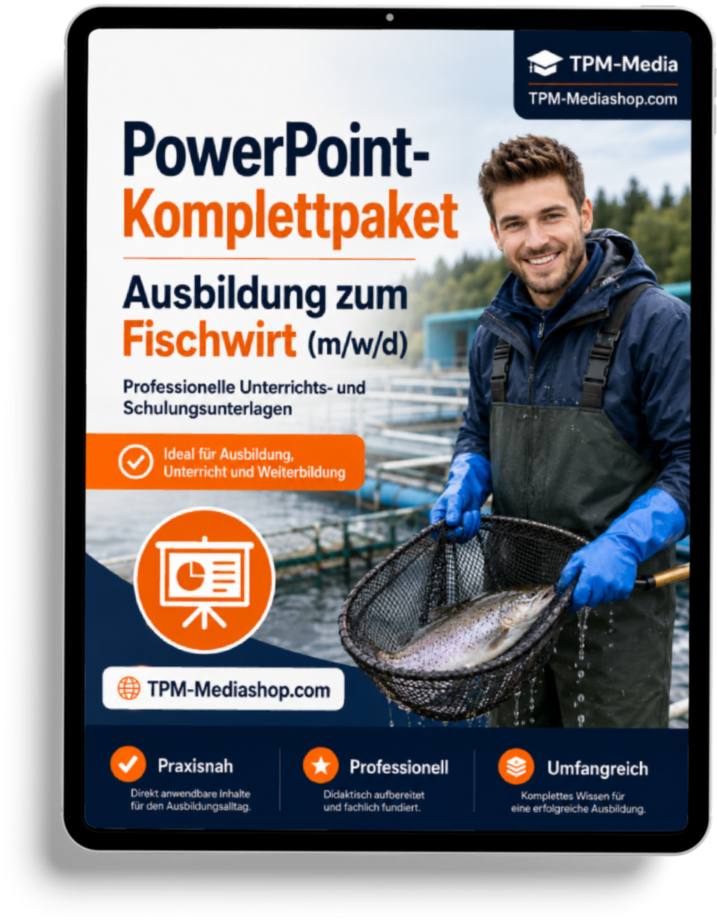 PowerPoint-Komplettpaket - Ausbildung zum Fischwirt (m/w/d)