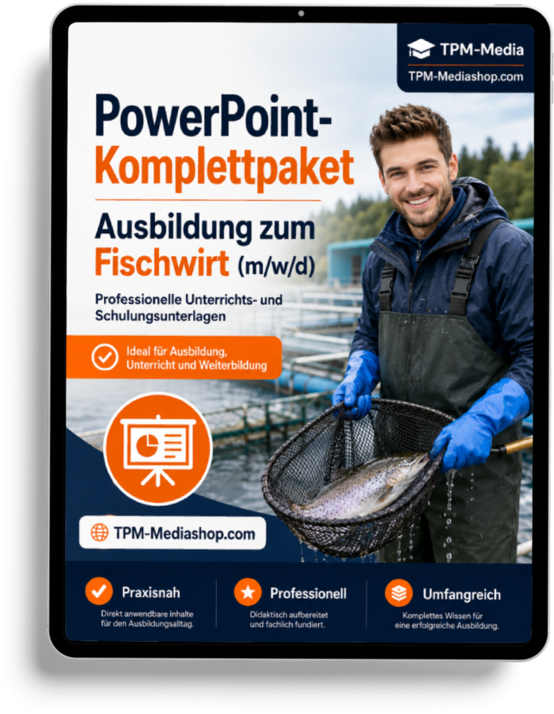 PowerPoint-Komplettpaket - Ausbildung zum Fischwirt (m/w/d)