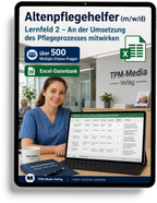 Altenpflegehelfer - Lernfeld 2 gewerbliche Excel-Fragenkatalog Datenbank (Sofort-Download)