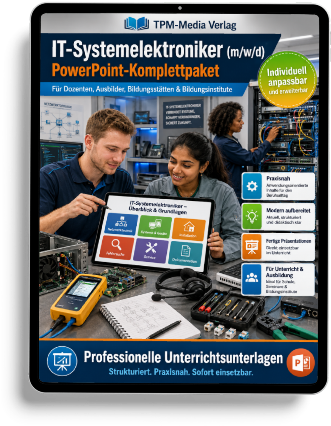 PowerPoint-Komplettpaket für die Ausbildung zum IT-Systemelektroniker (m/w/d)