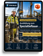 PowerPoint Spezialtiefbauer Ausbildung - Komplette Präsentationsvorlagen für die Ausbildung