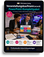 PowerPoint-Komplettpaket für die Ausbildung zum Veranstaltungskaufmann (m/w/d)