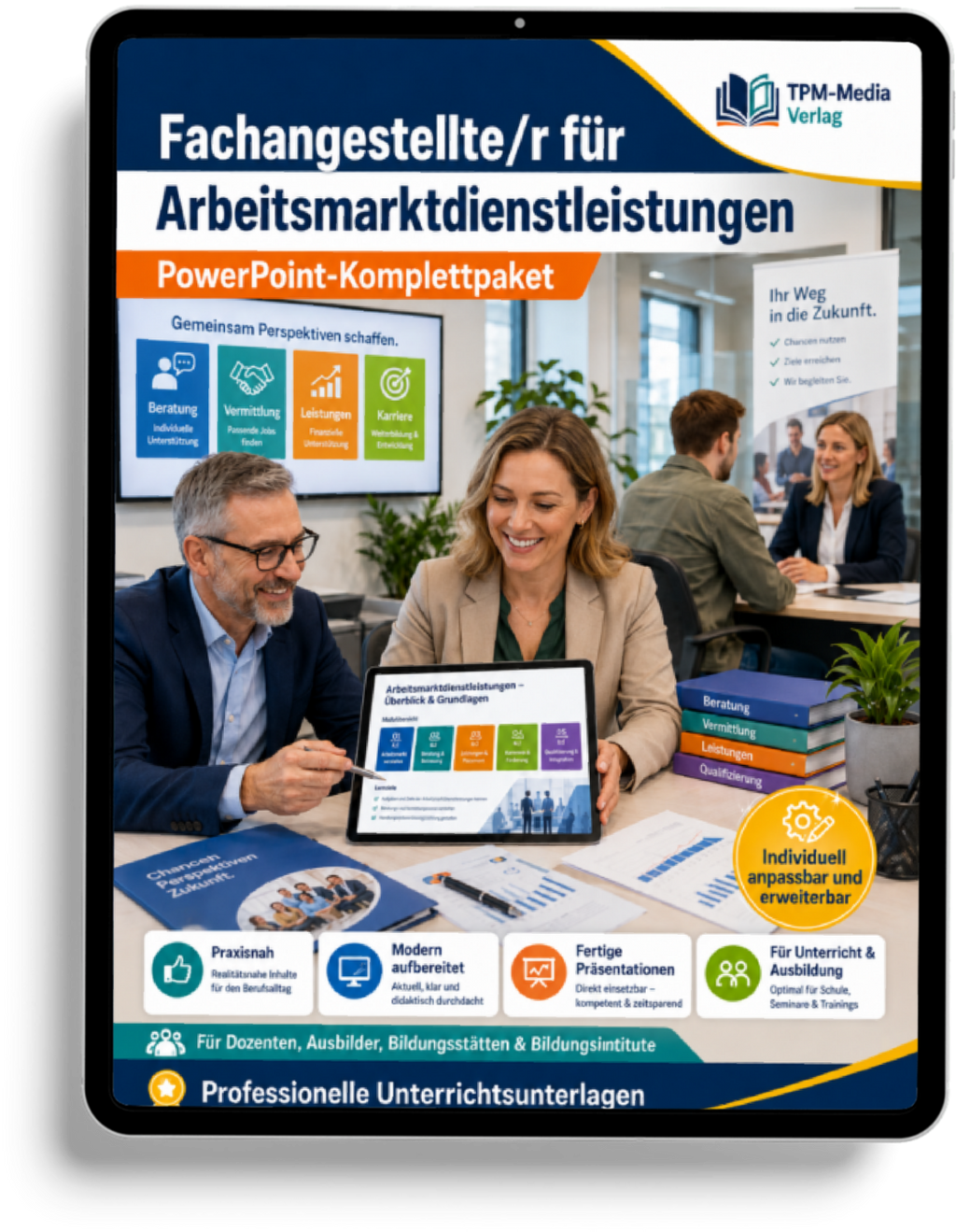 PowerPoint-Komplettpaket für die Ausbildung zur Fachangestellte für Arbeitsmarktdienstleistungen