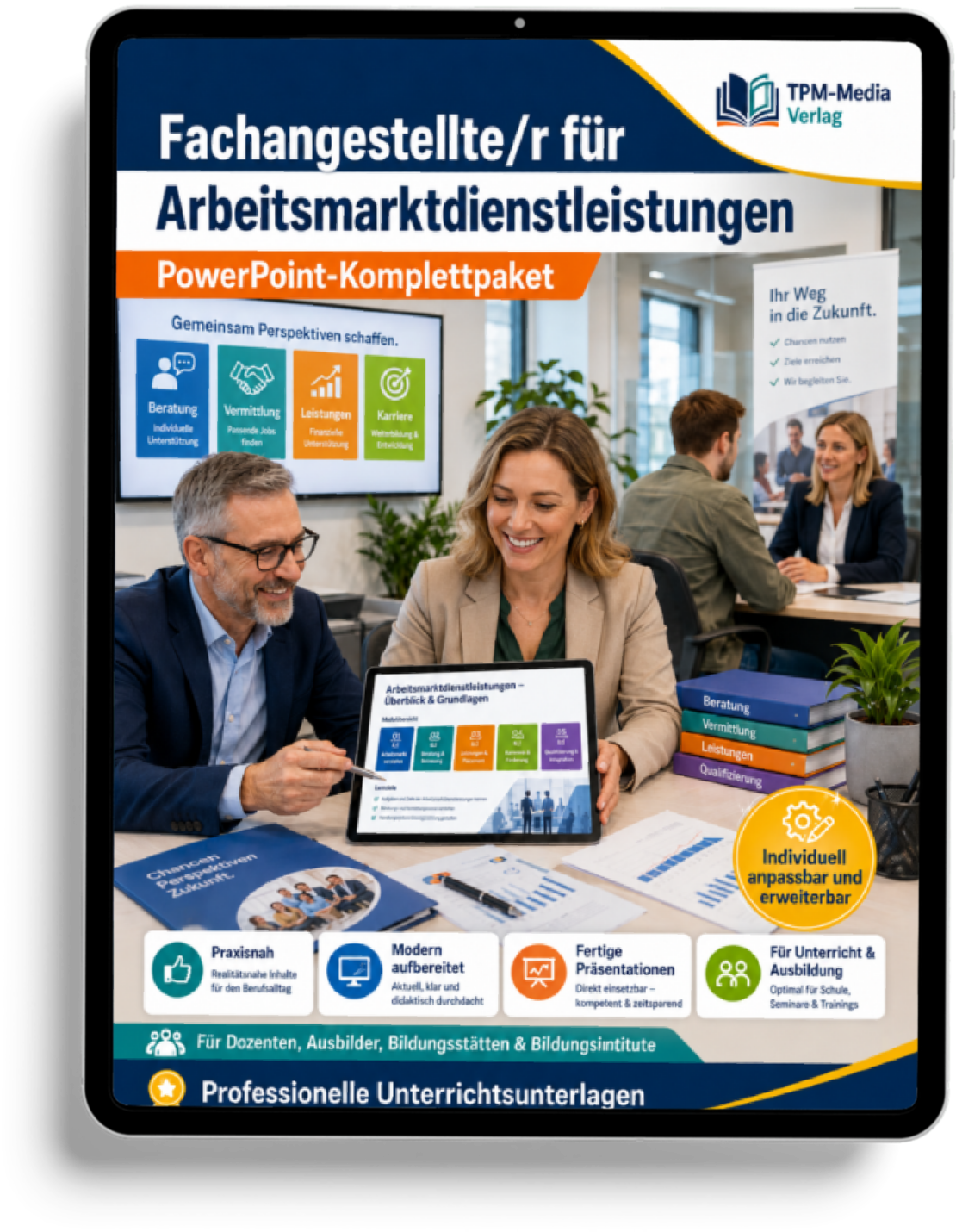 PowerPoint-Komplettpaket für die Ausbildung zur Fachangestellte für Arbeitsmarktdienstleistungen