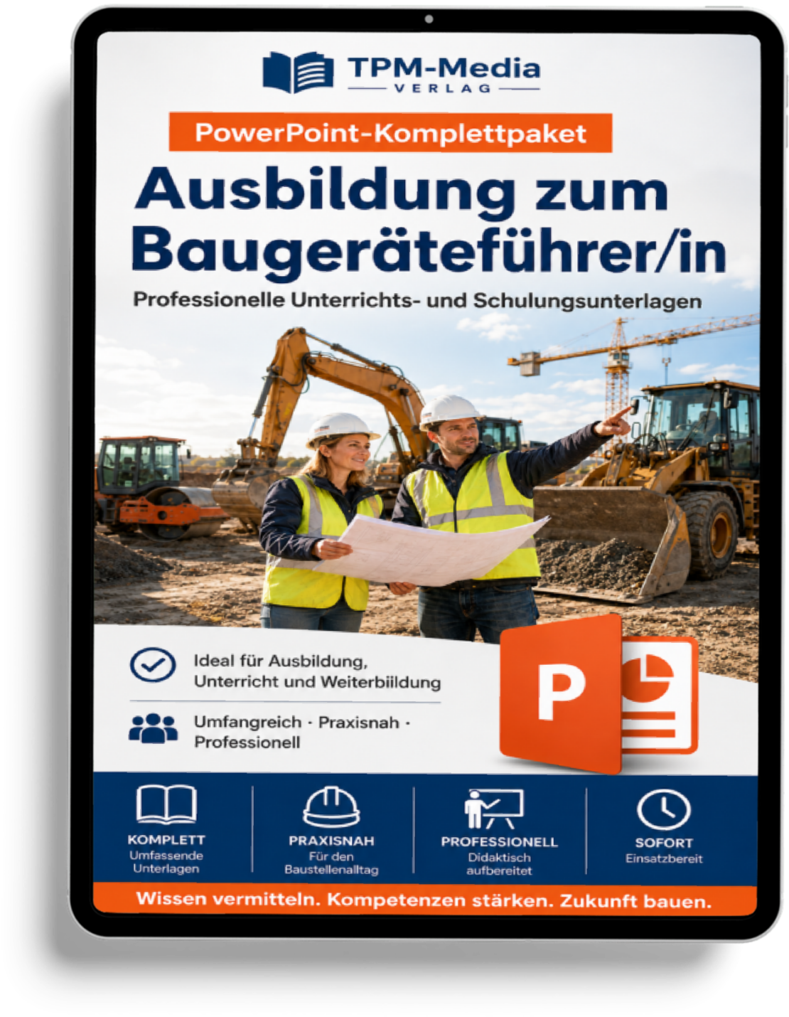 PowerPoint-Komplettpaket - Ausbildung zum Baugeräteführer/-in - TPM-Media Verlag