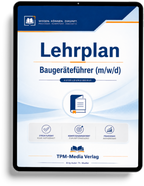 Lehrplan Baugeräteführer (m/w/d) eBook (Download-Version)