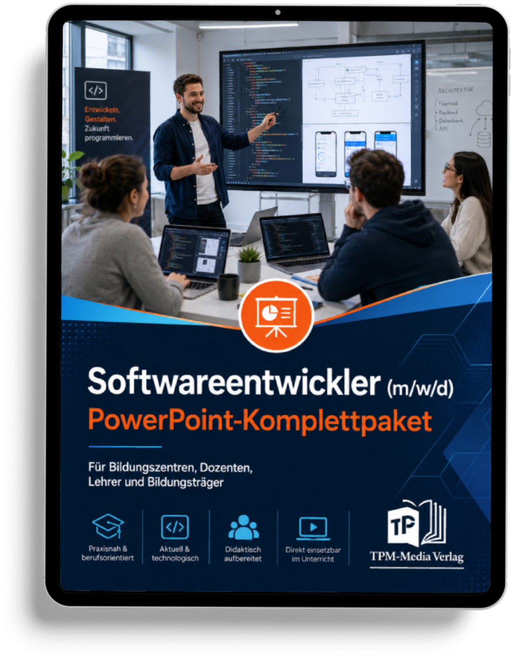 PowerPoint-Komplettpaket für die Ausbildung zum Softwareentwickler (m/w/d)