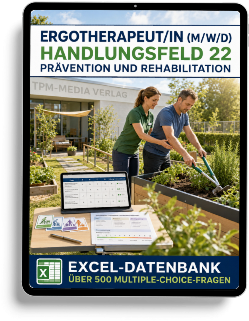 Ergotherapeut - Handlungsfeld 22 gewerbliche Excel-Fragenkatalog Datenbank (Sofort-Download)