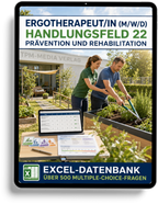Ergotherapeut - Handlungsfeld 22 gewerbliche Excel-Fragenkatalog Datenbank (Sofort-Download)