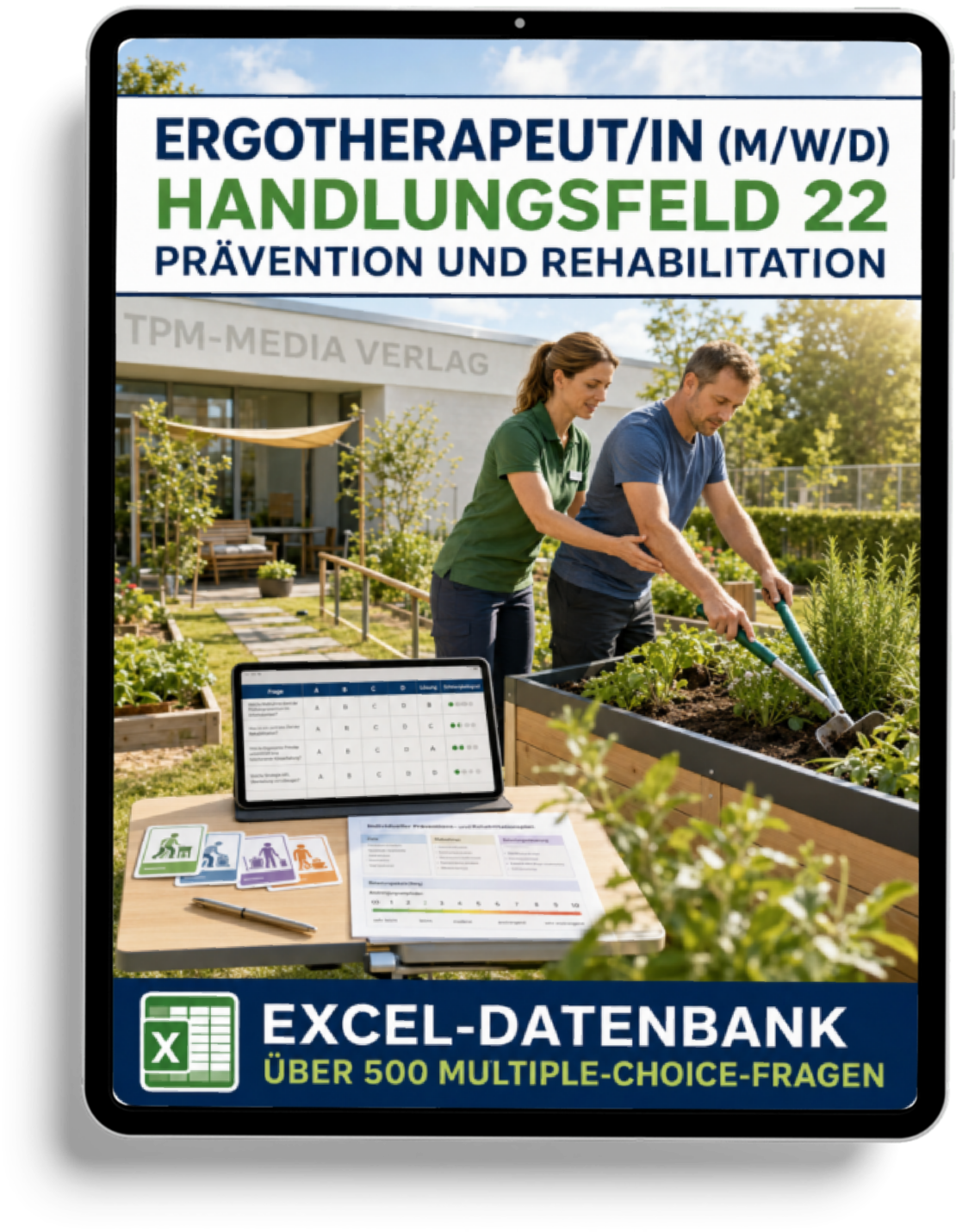Ergotherapeut - Handlungsfeld 22 gewerbliche Excel-Fragenkatalog Datenbank (Sofort-Download)