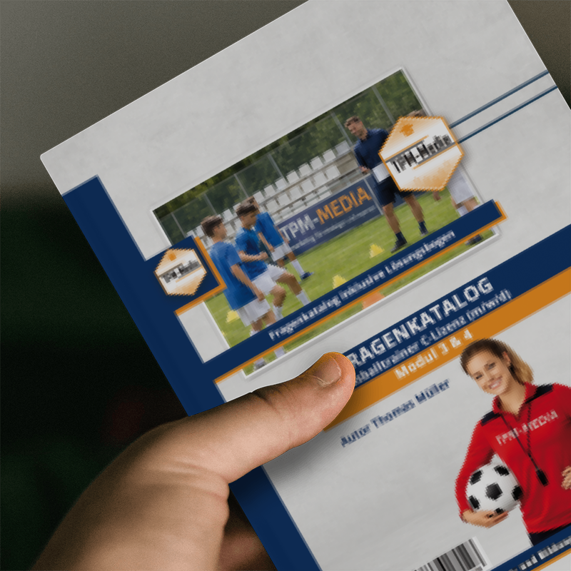 Fragenkatalog Fußballtrainer C-Lizenz Modul 3 & 4 nach den Prüfungsrichtlininen des DFB (Buch/Printversion) - TPM-Media Verlag
