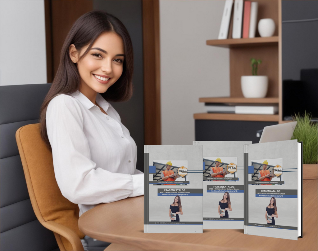 Hochbaufacharbeiter (m/w/d)&nbsp;Fragenkatalog für das Ausbildungsfach: Wirtschaft & Soziales - Buch/Printversion mit über 3000 Lern-/Prüfungsfragen