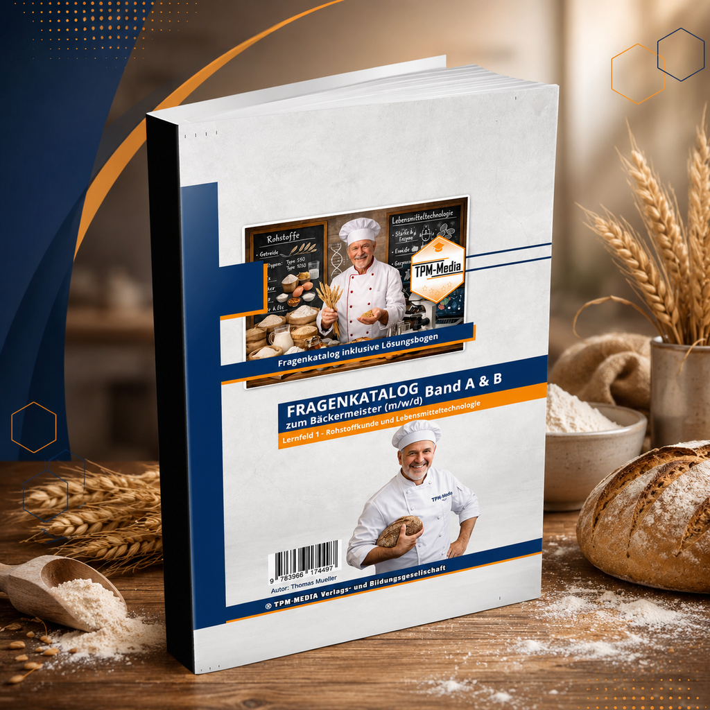 Bäckermeister Rohstoffkunde Buch - Lernfeld 1 Lebensmitteltechnologie Printversion - TPM-Media Verlag