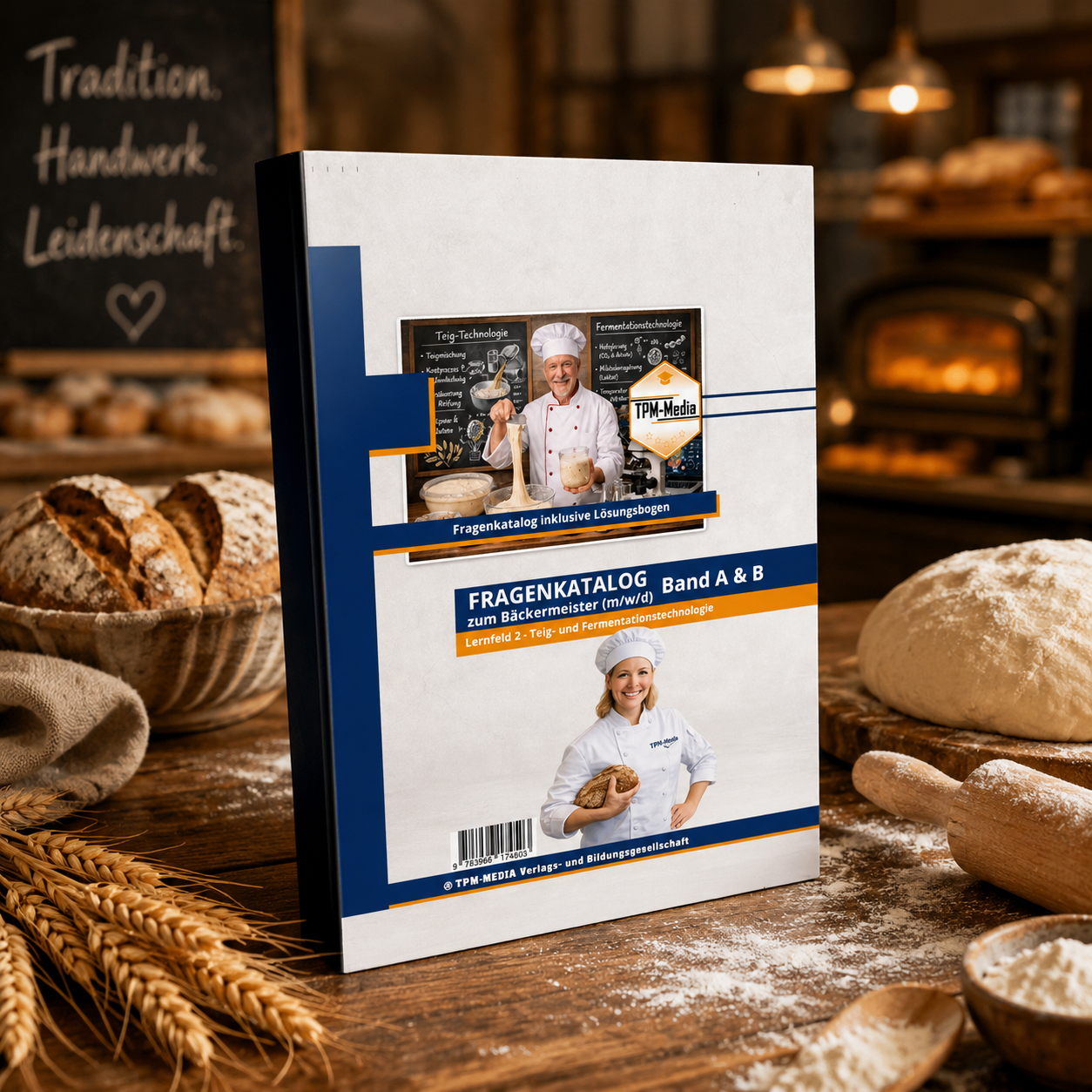 Bäckermeister Teigtechnologie Buch - Lernfeld 2: Teig- und Fermentationstechnologie (Printversion) - TPM-Media Verlag